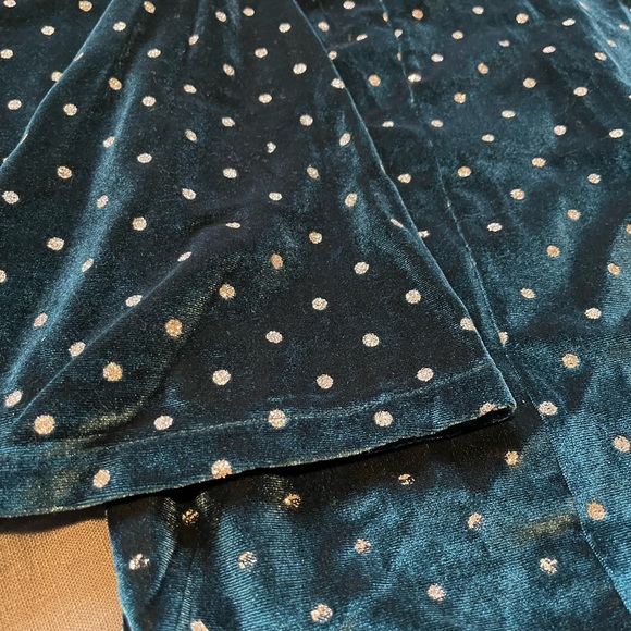 NWOT Polka Dot Diamanté Trim Off-the-shoulder Mini Dress in Teal *see note* - Picture 5 of 5